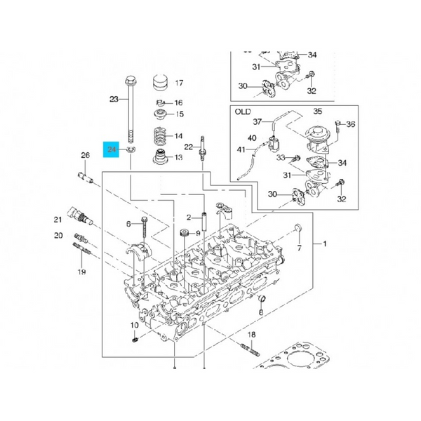 Шайба болта головки Лачетти 1.6 и 1.8 LDA GM - 94525082 94525082 фото