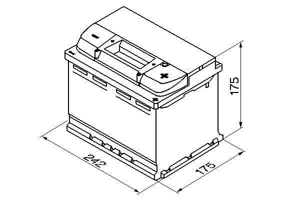 Акумулятор BOSCH 12В 60Ач 540A S4 0092S40060 фото